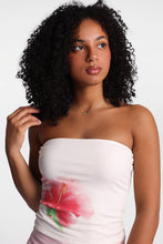 AERO Hibiscus Graphic Tube Top thumbnail 2