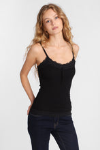 AERO Ribbed Knit V-Neck Lace Trim Camisole thumbnail 11