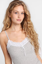 AERO Ribbed Knit V-Neck Lace Trim Camisole thumbnail 6