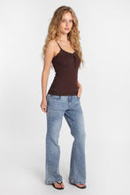 AERO Ribbed Knit V-Neck Lace Trim Camisole thumbnail 18