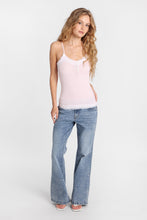 AERO Ribbed Knit V-Neck Lace Trim Camisole thumbnail 27