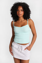 AERO Ribbed Knit Cinched V-Neck Camisole thumbnail 1