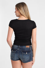 AERO Butterysoft Ribbed Knit Henley Tee thumbnail 8