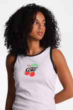 Cherry Coke Graphic Ribbed Tank Top thumbnail 2