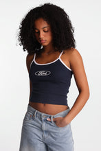 Ford Rhinestones Applique Graphic Cotton Camisole thumbnail 1