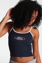 Ford Rhinestones Applique Graphic Cotton Camisole thumbnail 2