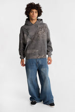 Arsenic Cross Graphic Washed Boxy Hoodie thumbnail 4