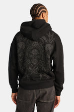 Arsenic Metallic Skull Graphic Boxy Hoodie thumbnail 3