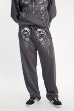 Arsenic Rhinestone Skulls Graphic Baggy Sweatpants thumbnail 2