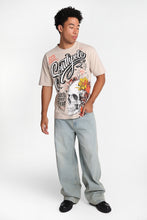 South Pole Faith Over Fear Skull & Flowers Graphic Tee thumbnail 4