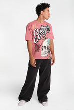 South Pole Faith Over Fear Skull & Flowers Graphic Tee thumbnail 9