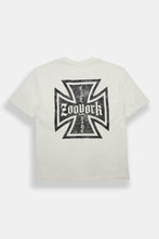 T-shirt à graphique imprimé logo Zoo York Iron Cross thumbnail 1