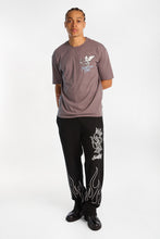 South Pole Flames Rhinestones Applique Graphic Sweatpants thumbnail 5