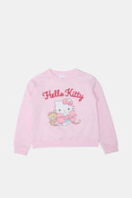 Girls' Hello Kitty Bear Ribbon Crew Neck Sweatshirt thumbnail 1