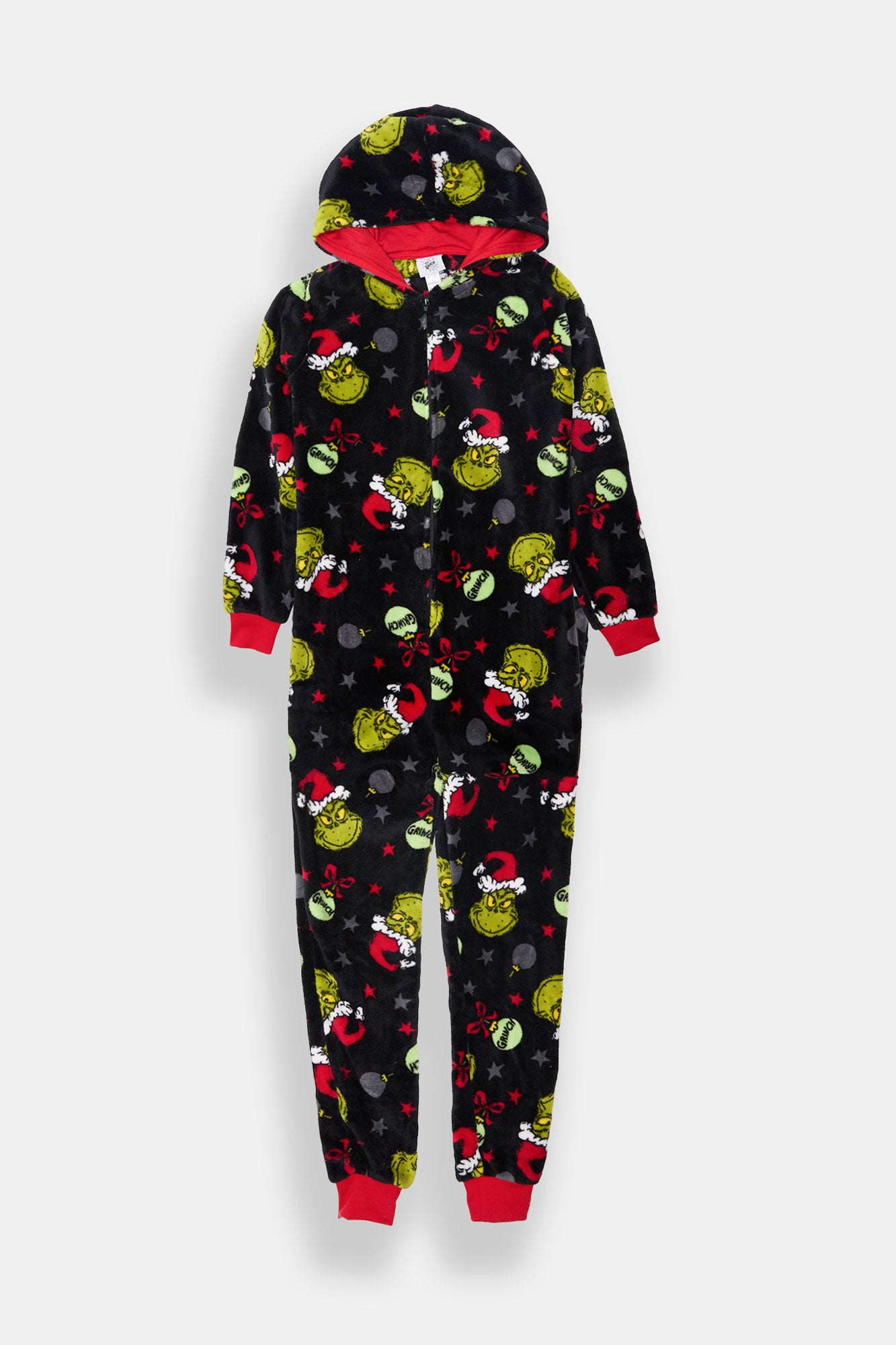 Girls' The Grinch Hooded Onesie – Bluenotes - Main Image