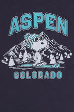 Peanuts Snoopy Aspen Colorado Graphic Flocked Relaxed Tee thumbnail 2