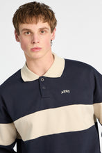 AERO Embroidered Colour Block Long Sleeve Polo Sweatshirt thumbnail 6