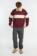 AERO Embroidered Colour Block Long Sleeve Polo Sweatshirt thumbnail 12
