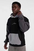 AERO Cloud Soft Fleece Colour Block Boxy Hoodie thumbnail 2