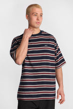 AERO Embroidered Striped Oversized Tee thumbnail 5