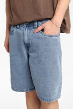 Ford Motor Co. Detroit Embroidered Patch Loose Denim Shorts thumbnail 3