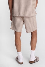AERO Textured Striped Knit Shorts thumbnail 3