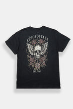 AERO Winged Skull & Rose Graphic Tee thumbnail 1