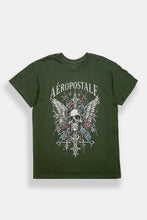 AERO Winged Skull & Rose Graphic Tee thumbnail 4
