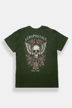 AERO Winged Skull & Rose Graphic Tee thumbnail 3