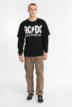 AC/DC Back In Black Long Sleeve Layered Twofer Tee thumbnail 4