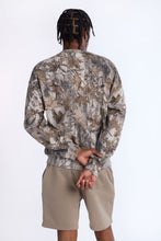 AERO Tree Camouflage Crew Neck Oversized Sweatshirt thumbnail 3