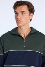 Sweat-shirt à col montant bloc de couleurs AERO thumbnail 6