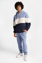 AERO Cloud Soft Fleece Colour Block Boxy Hoodie thumbnail 8