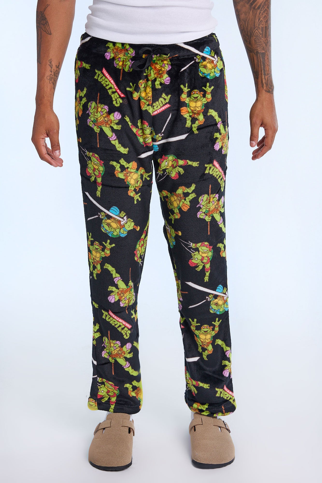 Teenage Mutant Ninja Turtles Sword Plush Pajama Pants – Bluenotes