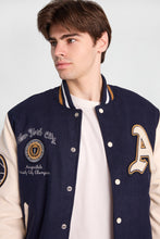 AERO Patch Graphic Varsity Jacket thumbnail 7