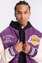 Los Angeles Lakers Varsity Bomber Jacket thumbnail 3