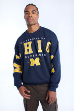 Pull à enfiler col ras du cou imprimé Michigan M Wolverines University thumbnail 1