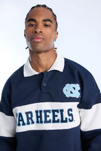 Polo à manches longues en blocs de couleurs University of North Carolina Tar Heels thumbnail 2