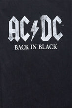 AC/DC Back In Black Graphic Stonewash Tee thumbnail 2