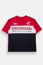 T-shirt surdimensionné graphique bloc de couleurs Honda Racing thumbnail 1