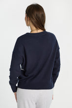 AERO Graphic Flat Knit V-Neck Sweater thumbnail 3