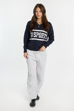 AERO Graphic Flat Knit V-Neck Sweater thumbnail 4