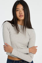 AERO Long Sleeve Crew Neck Baby Tee thumbnail 11