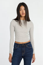 AERO Long Sleeve Crew Neck Baby Tee thumbnail 10