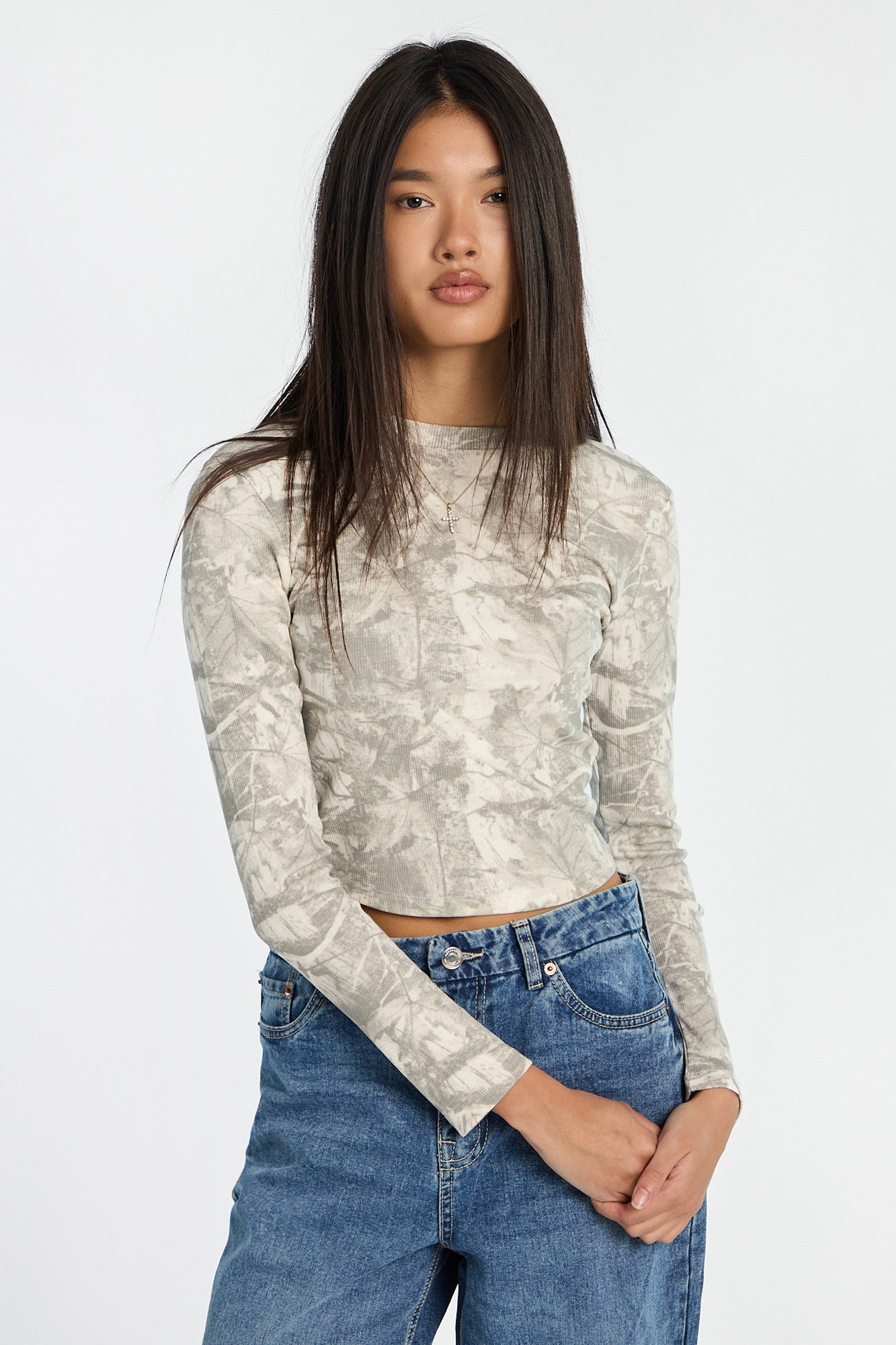 AERO Long Sleeve Crew Neck Baby Tee – Bluenotes