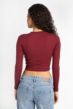 AERO Long Sleeve Crew Neck Baby Tee thumbnail 24