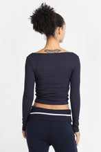 AERO Long Sleeve Henley Baby Tee thumbnail 20