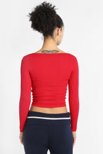 AERO Long Sleeve Henley Baby Tee thumbnail 24
