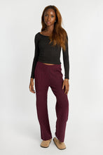 AERO Pointelle Knit Long Sleeve Off-Shoulder Top thumbnail 5