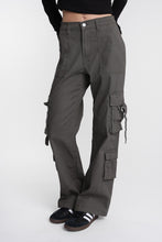 AERO Super High Rise Baggy Cargo Twill Pants thumbnail 12